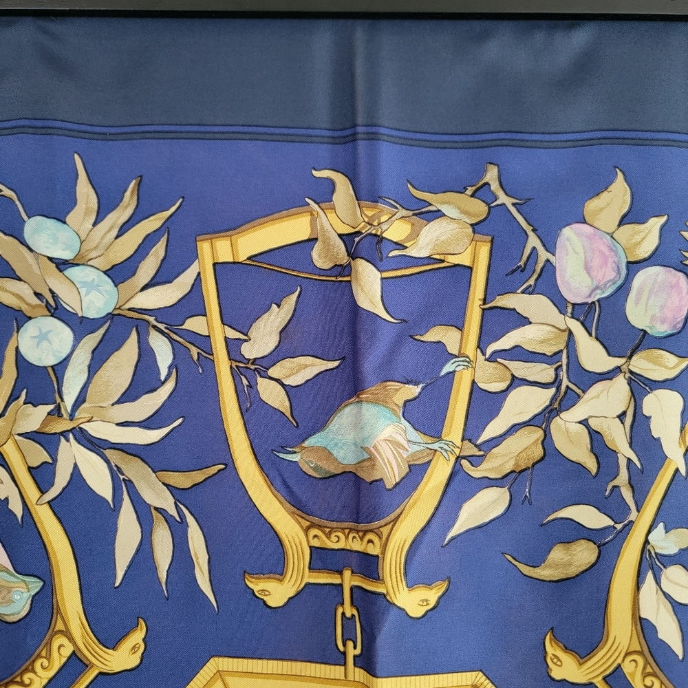 Labor Day Sale🎉 Elegant Authentic Hermes Ramage silk scarf with ribbon & box - Picture 6 of 12